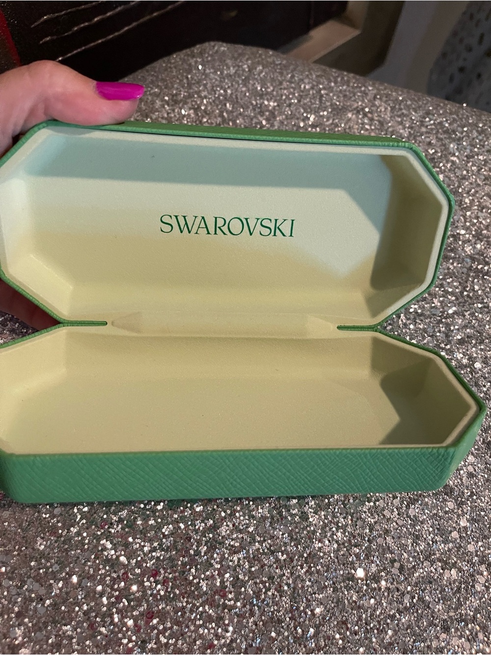 Swarovski Mint Green Jewelry Box